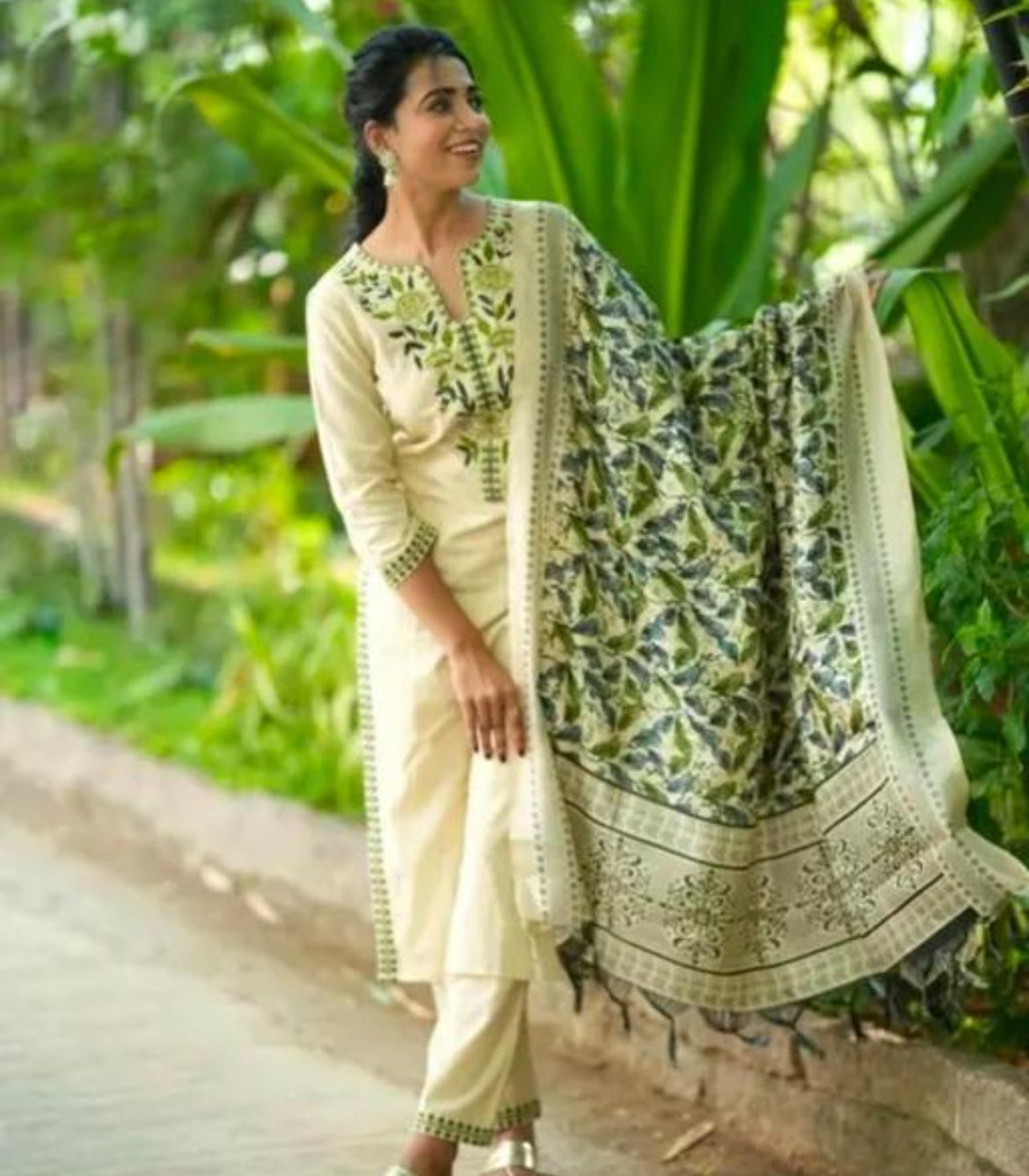 Olive Garden Handblock Suit Set