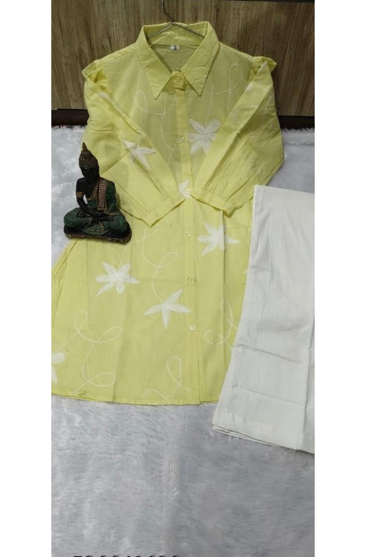 Sunshine Bloom Embroidered Co-ord Set