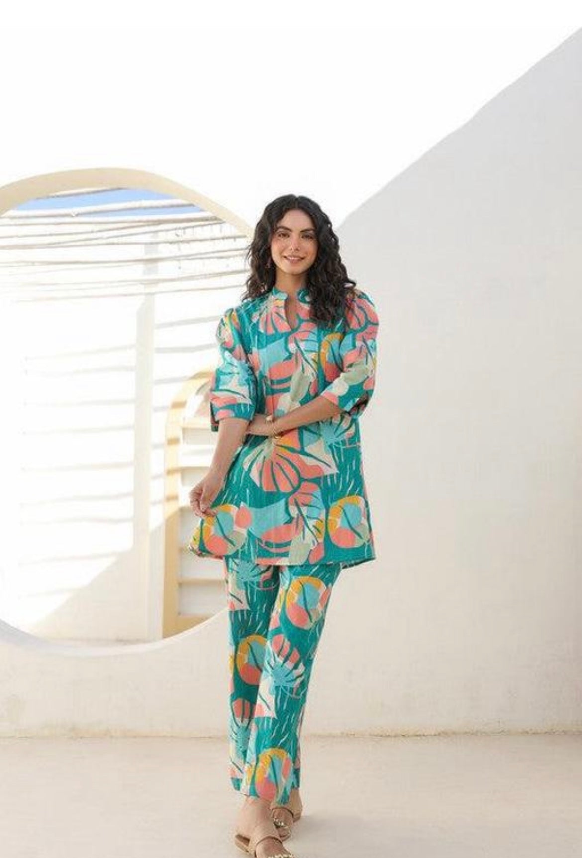 Tropical Breeze Printed Co-ord Set